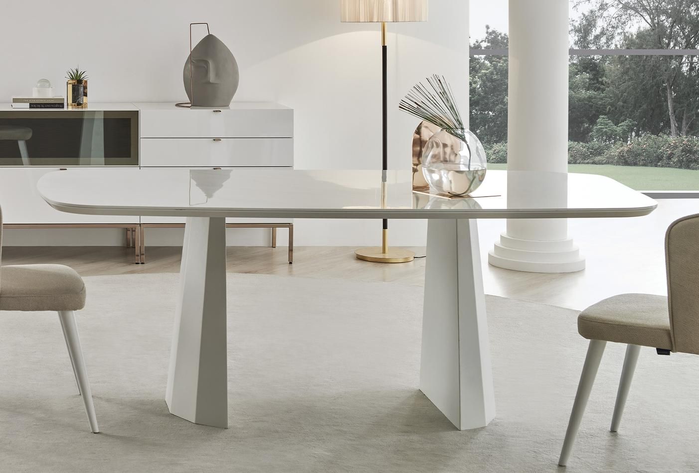 Трапезна маса «Legato White» с размер 200х76х100см