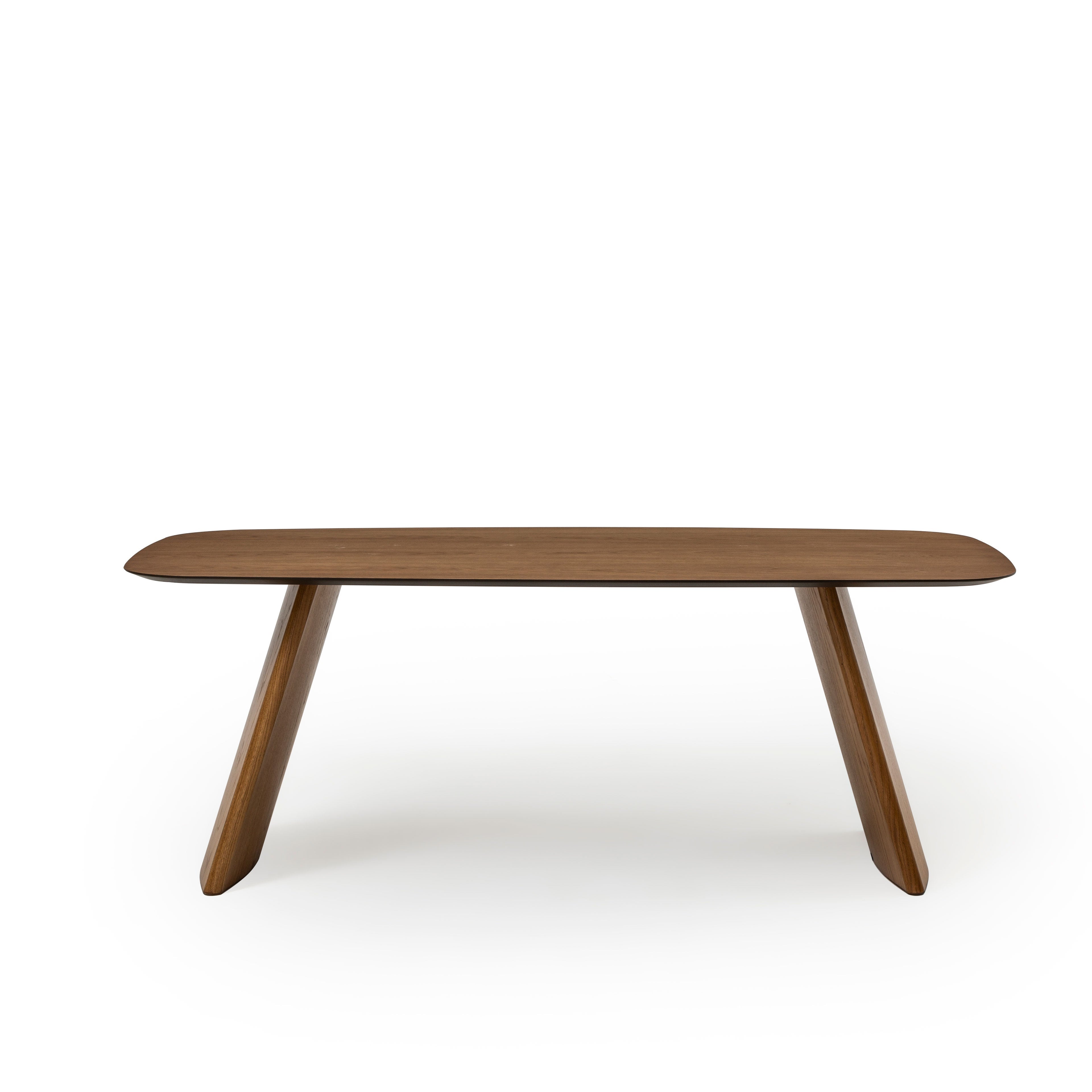 Трапезна маса «Delta Acik Bej» + керамичен плот и естествен фурнир