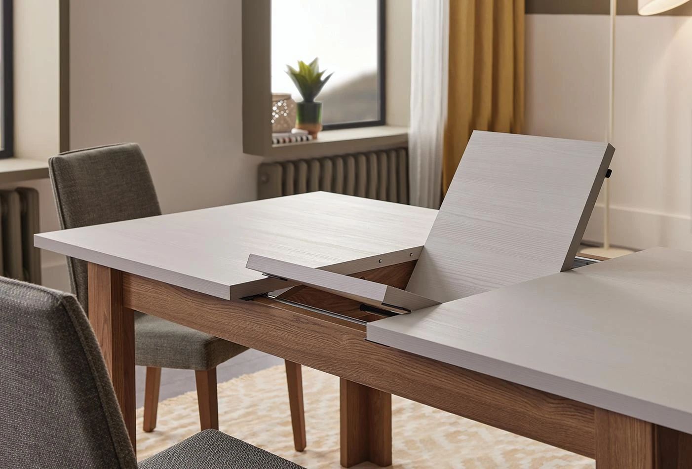 Трапезна разтегателна маса «Loreto Two» с размер 160х76х90см