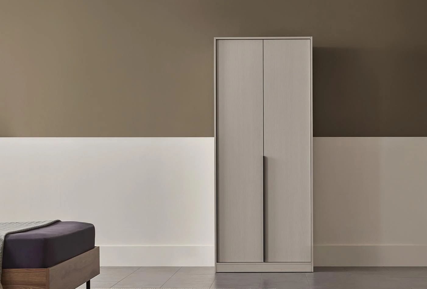 Двукрилен гардероб «Loreto» - рафтове, ширина 92см