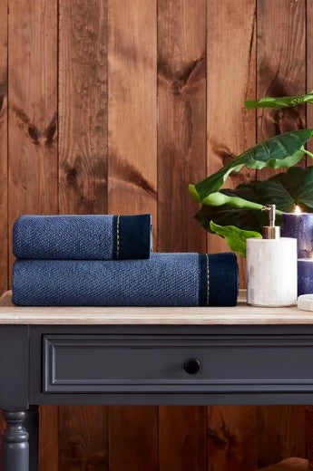 Комплект хавлии «MASKULEN OREGON LACIVERT» - 2 части