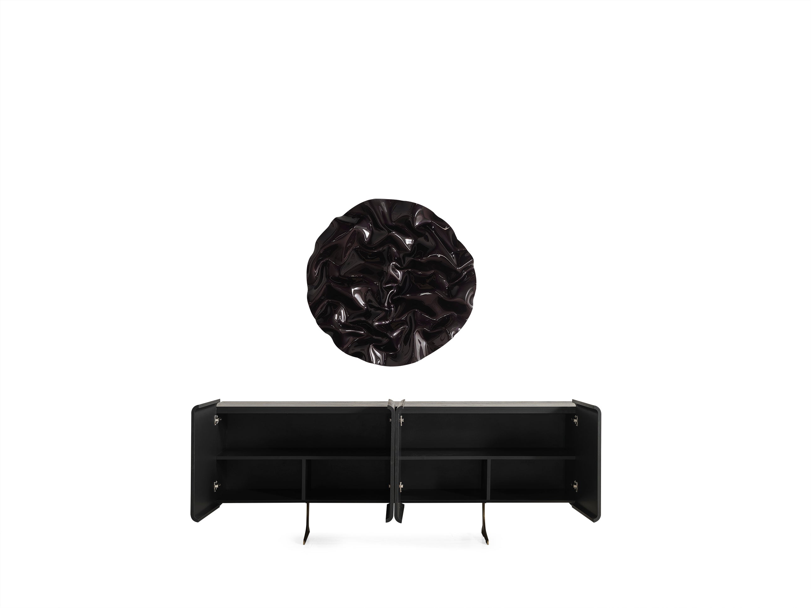 Бюфет «MK 42» с естествен фурнир, размер 208х82х48см