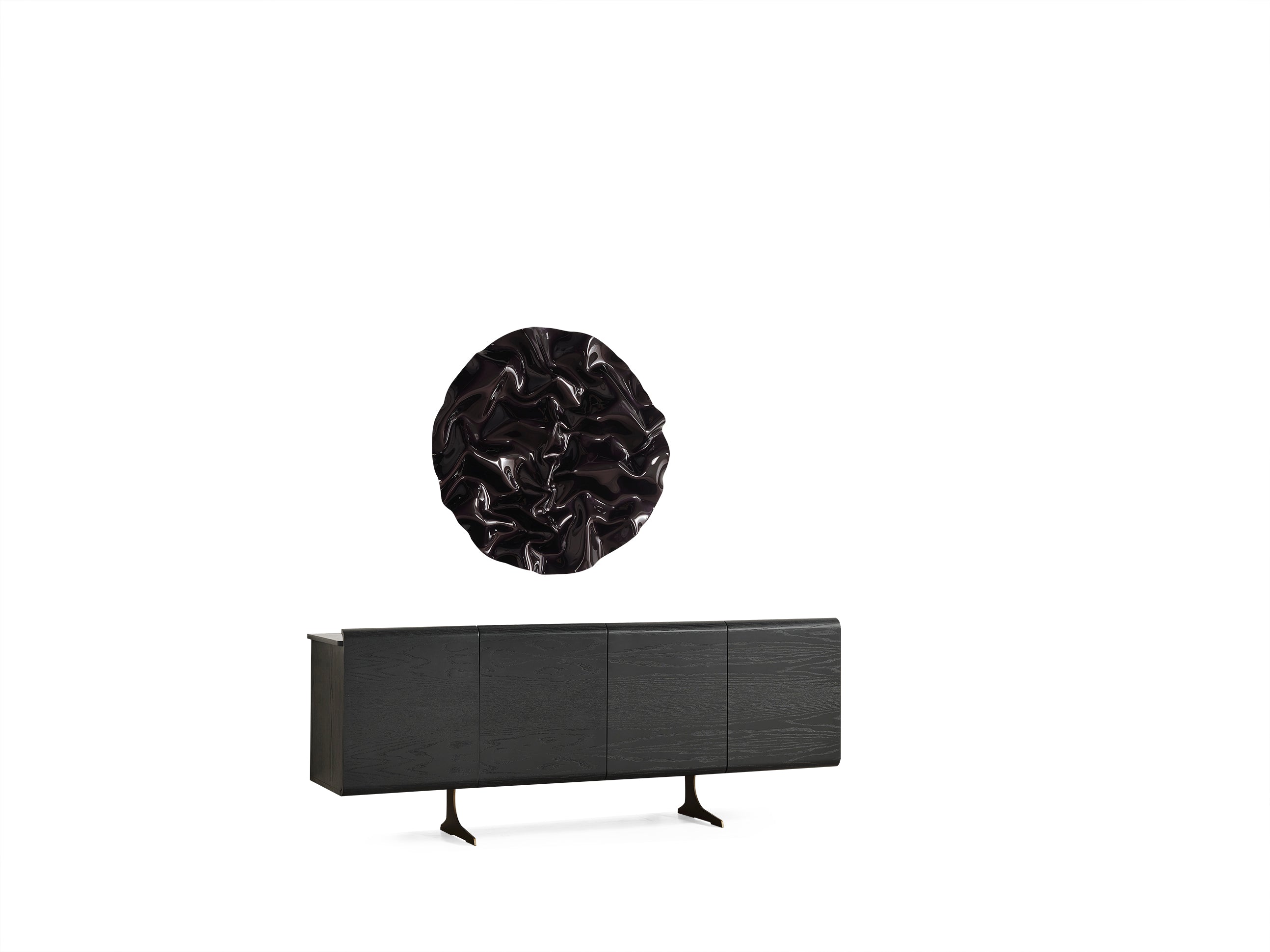 Бюфет «MK 42» с естествен фурнир, размер 208х82х48см