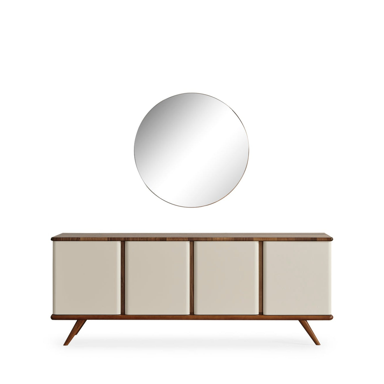 Бюфет «MK 44» с естествен фурнир, размер 208х79х47см