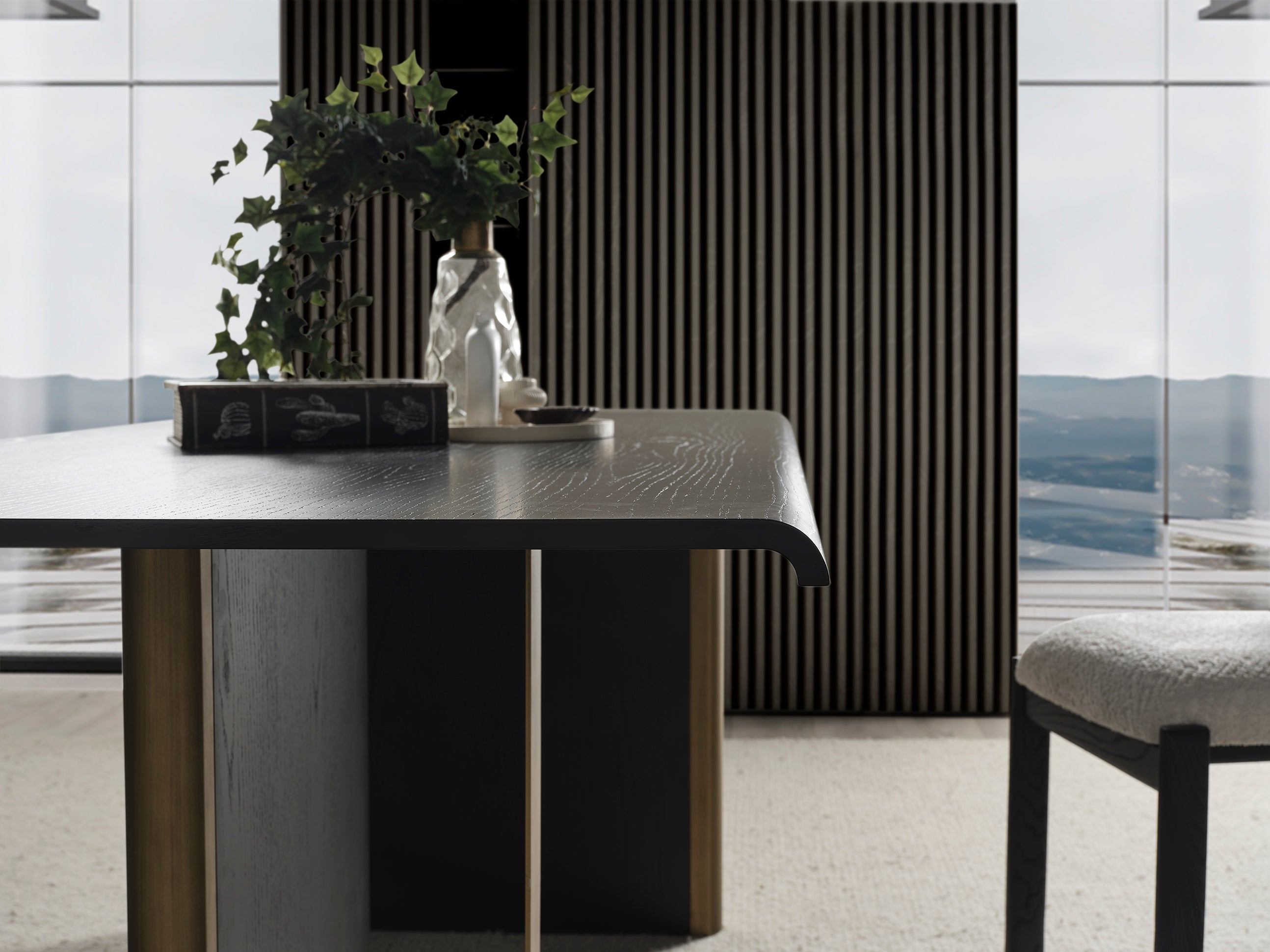 Трапезна маса «MS 42» с размер 208х78х101см