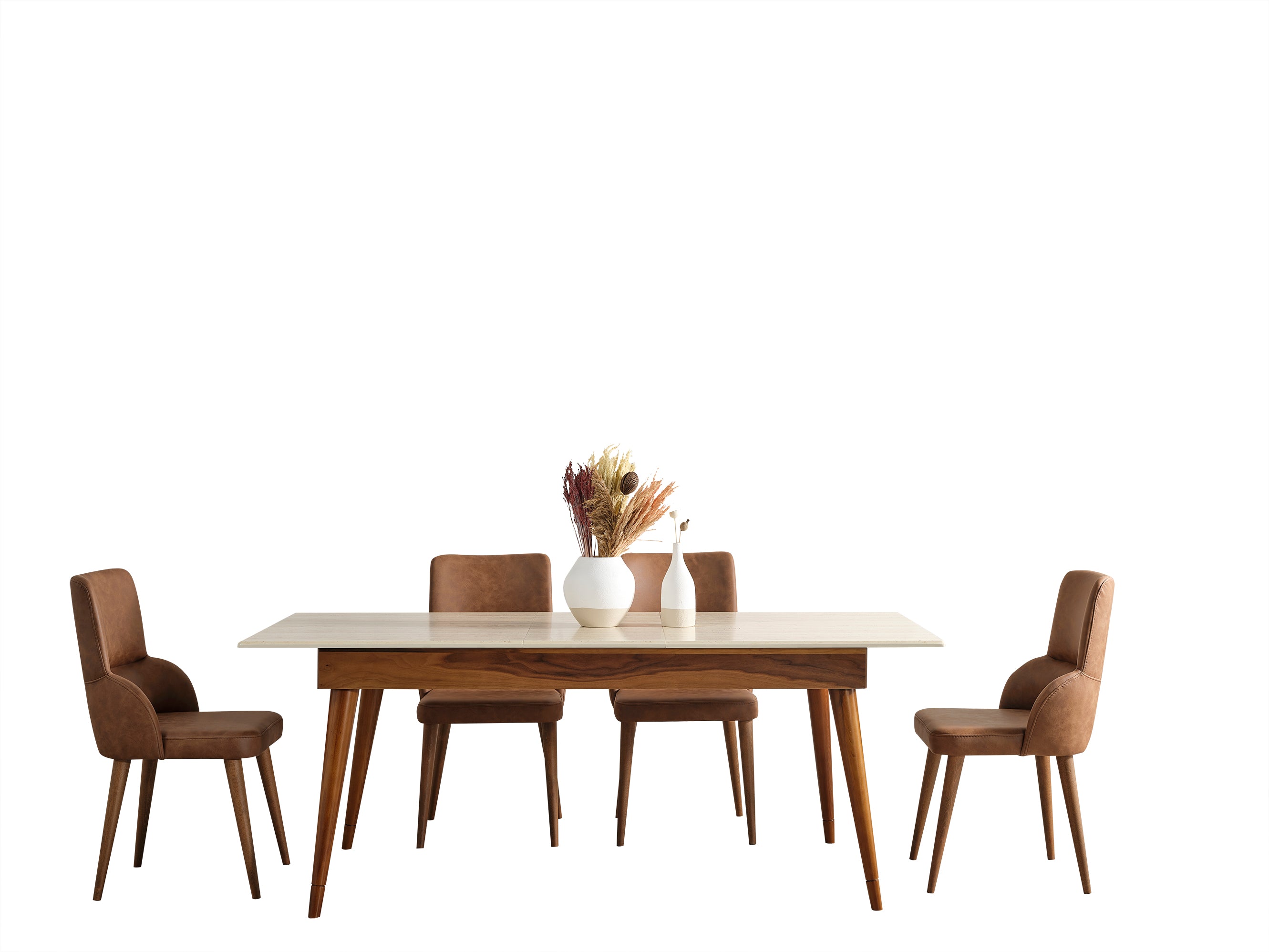 Трапезна разтегателна маса «МS 76» с размер 160х77х90см