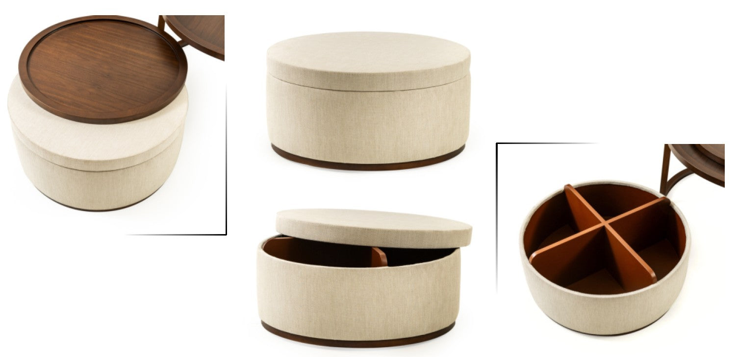 Холна маса «Marsis 9307» - с място за съхранение, с размер 70х38х70см