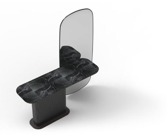 Тоалетка «Metis» с естествен фурнир, размер 150х76х45см