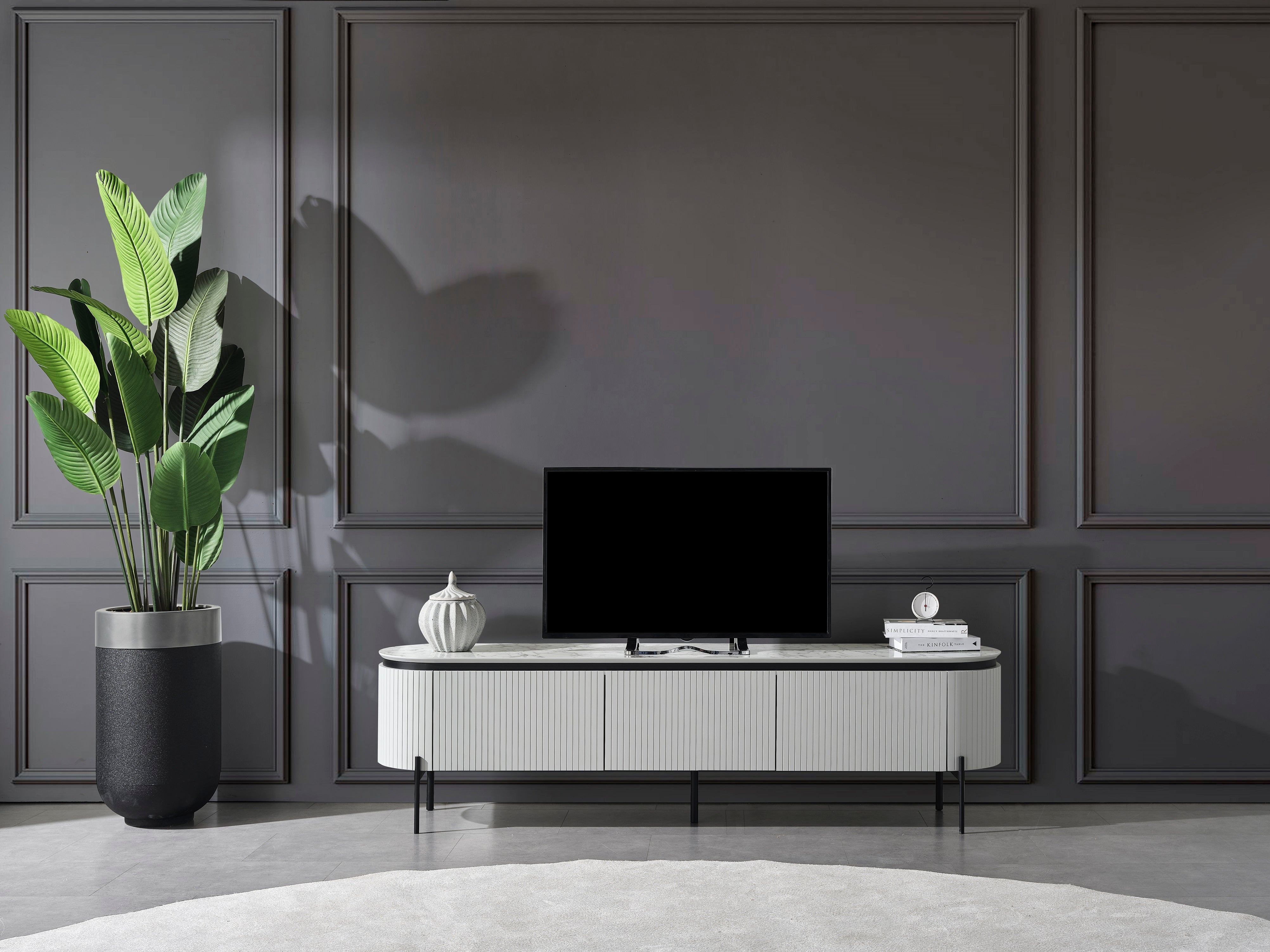 ТВ шкаф «Tesla Plus» с размер 208х57х42см