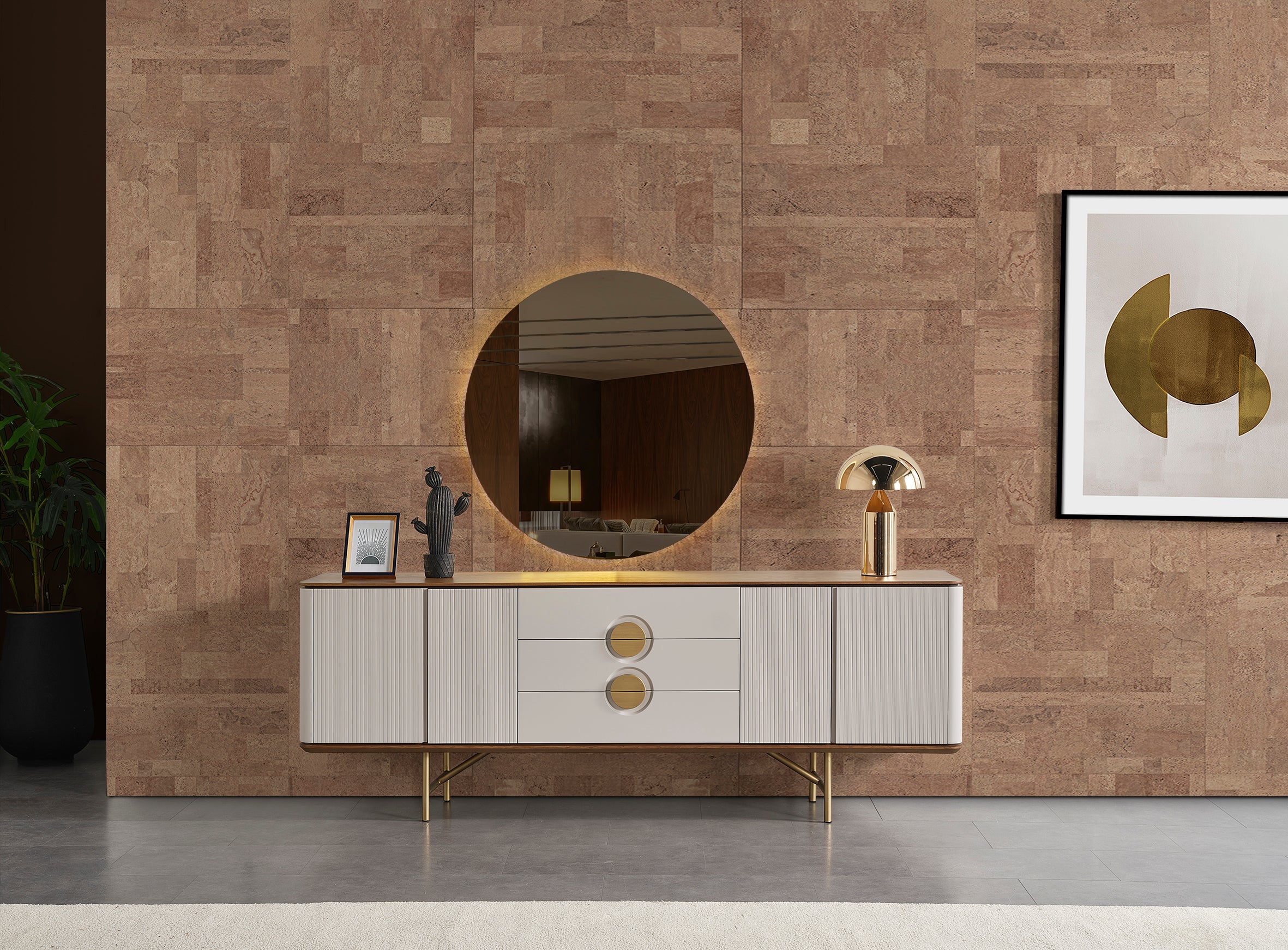 Бюфет «Viola» с три чекмеджета, размер 220х80х50см