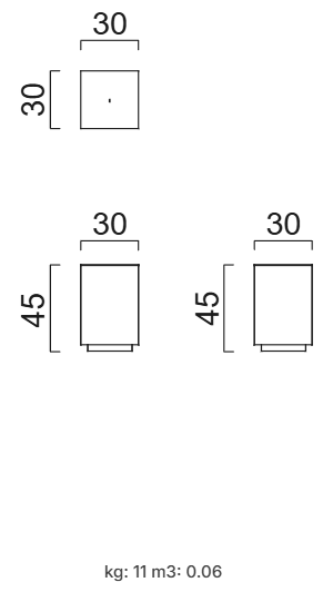 Помощна маса «Nora» - с естествен фурнир