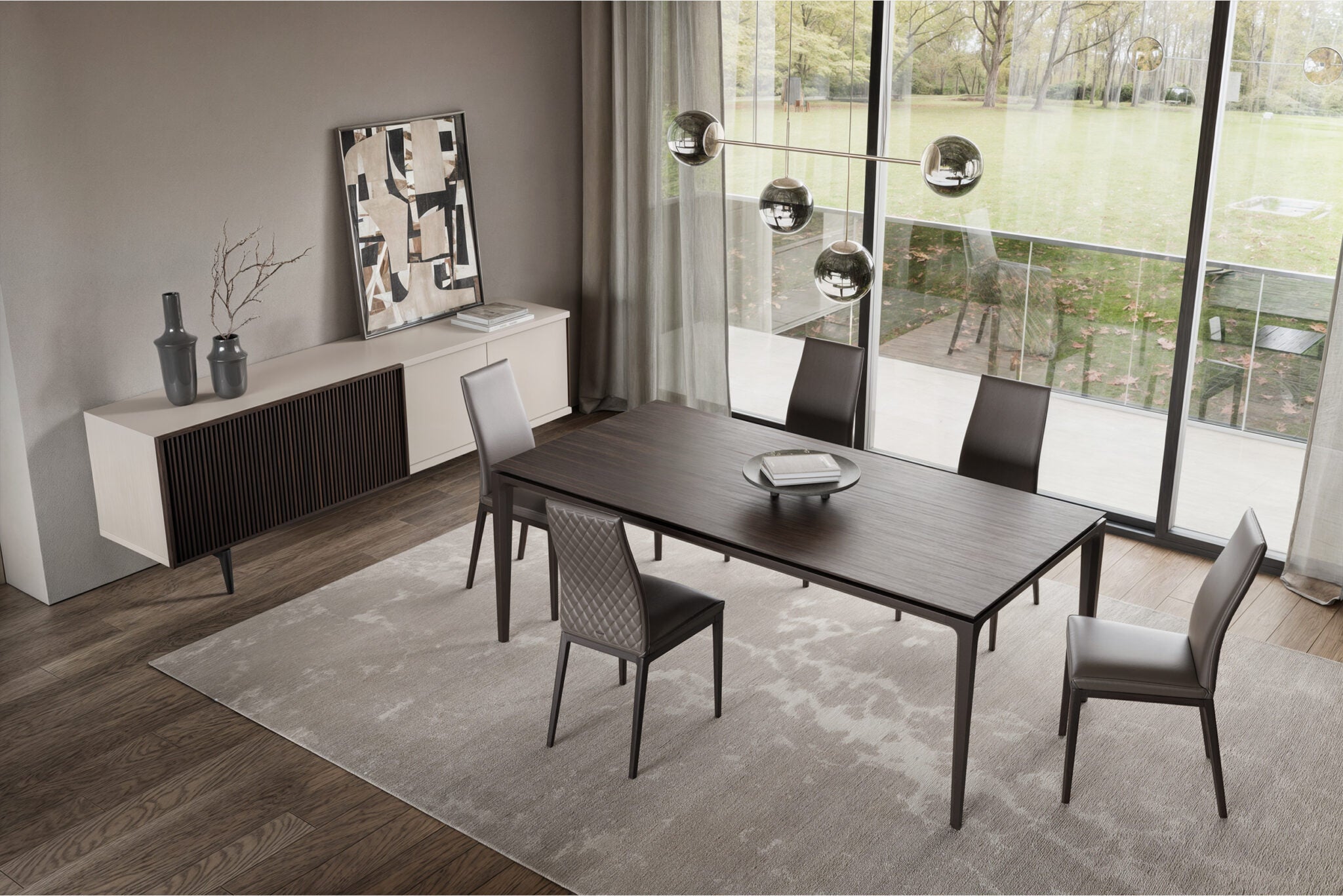 Бюфет «Nora» с естествен фурнир, два размера