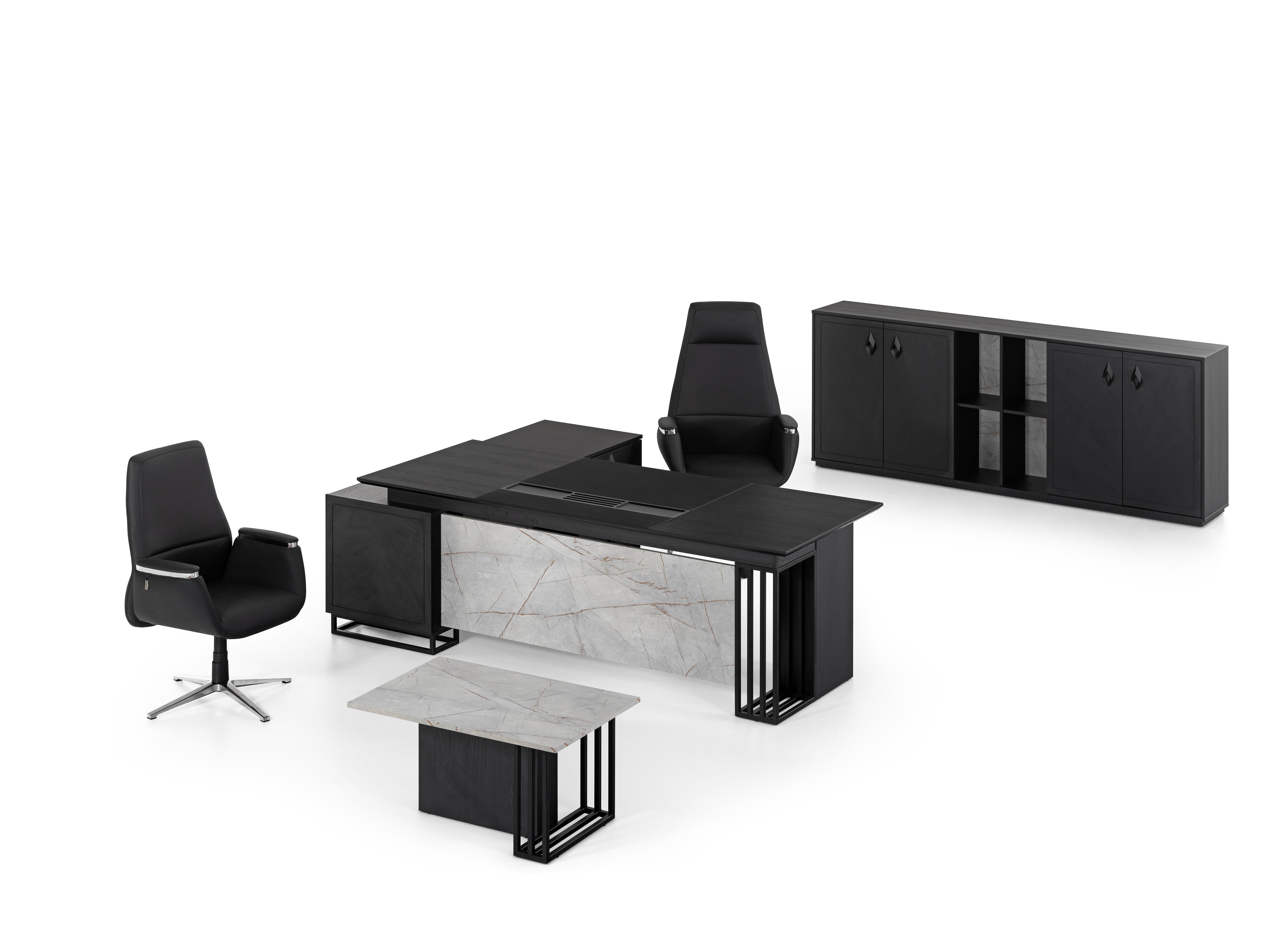 Офис бюро «Prime» два цвята, размер 240х75х180см