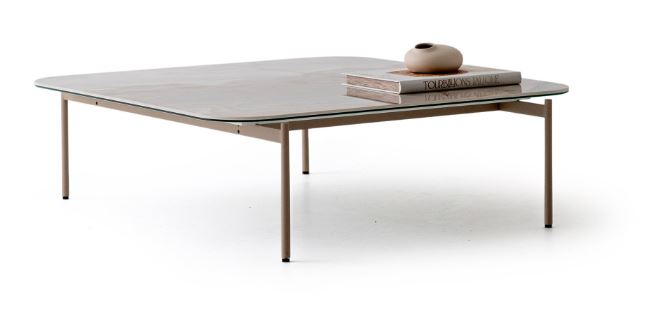 Холна маса «Pandora» с керамичен плот, размер 104х30х100см