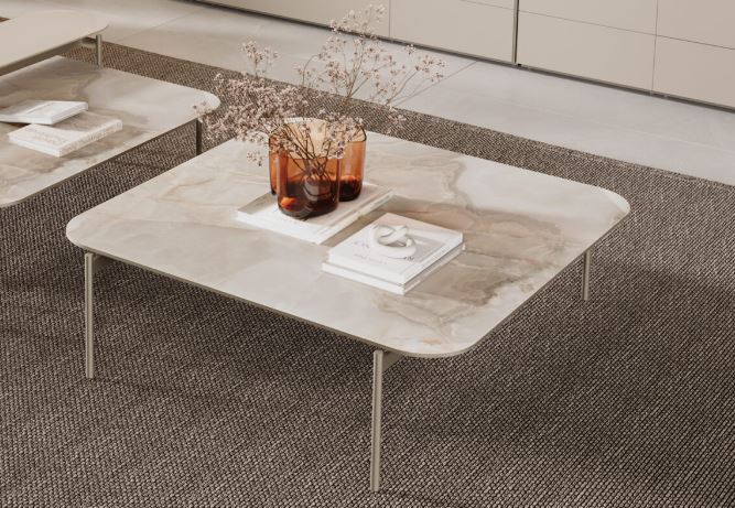 Холна маса «Pandora» с керамичен плот, размер 104х30х100см