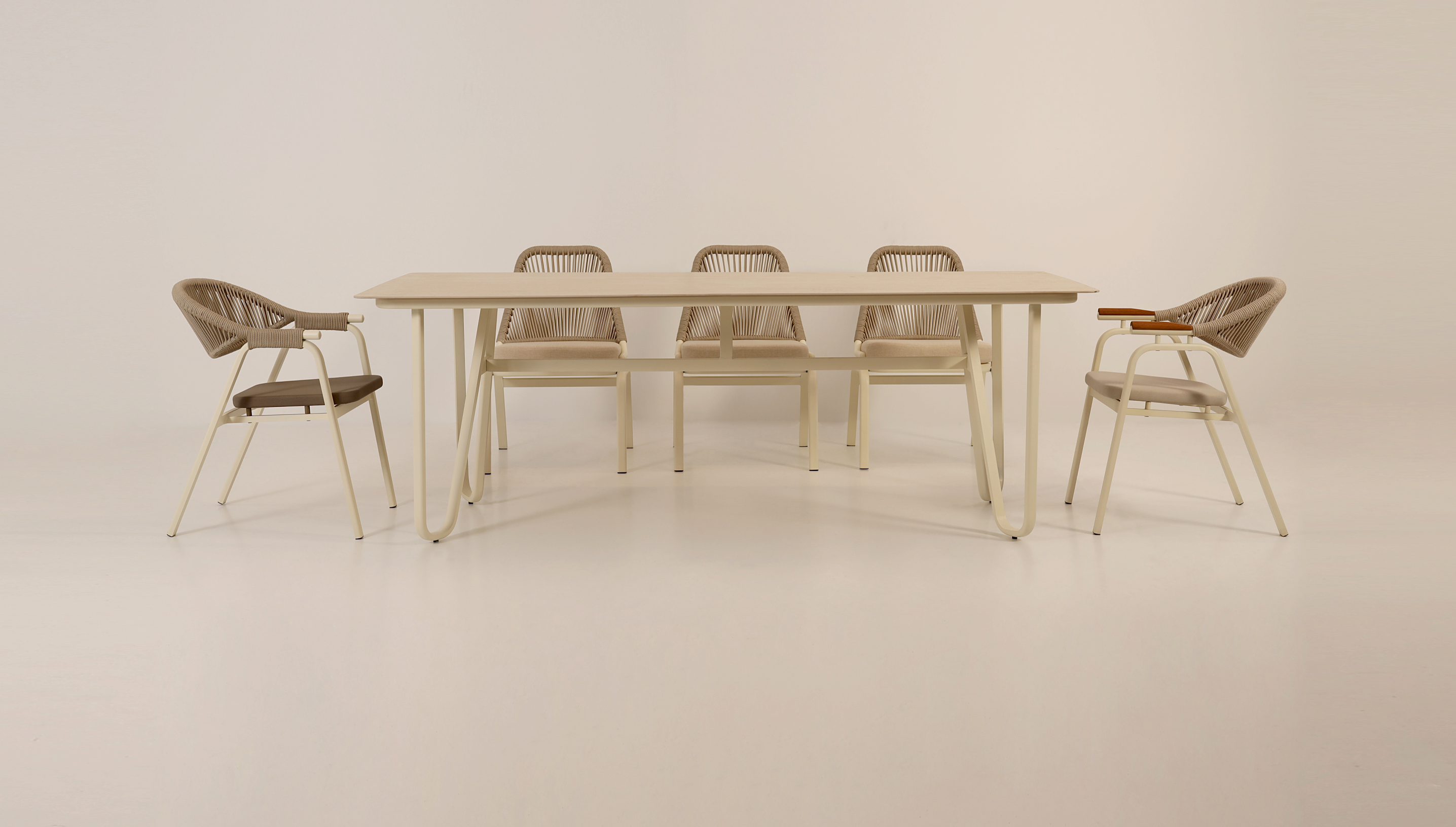 Градински сет «N Plus 1» - маса + шест стола