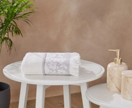 Кърпа за ръце «Romantic Touch Krem/Gri» памук, размер 50x90cm