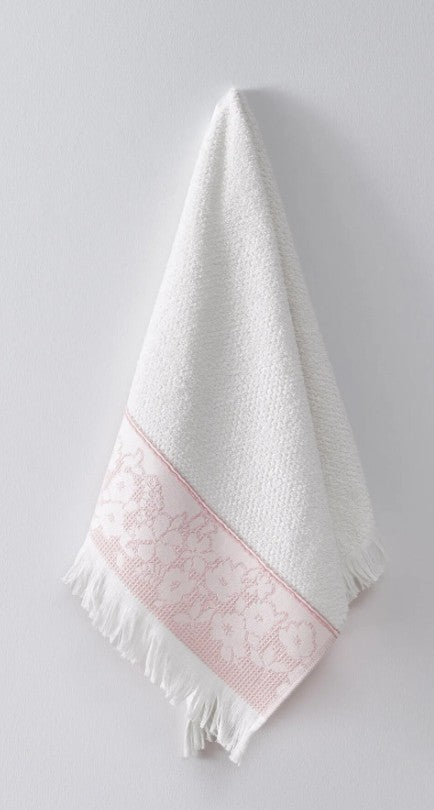 Кърпа за ръце «Romantic Touch Krem/Pembe» памук, размер 50x90cm