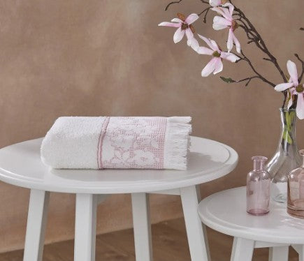 Кърпа за ръце Romantic Touch Krem/Pembe 50x90 cm