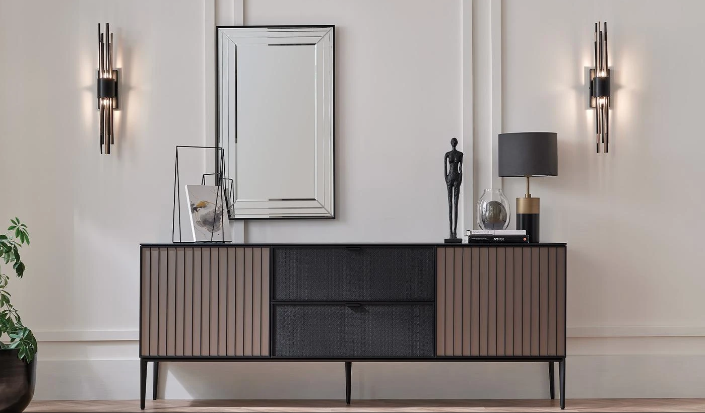 Бюфет «Riga» с две чекмеджета, размер 209х82х48см