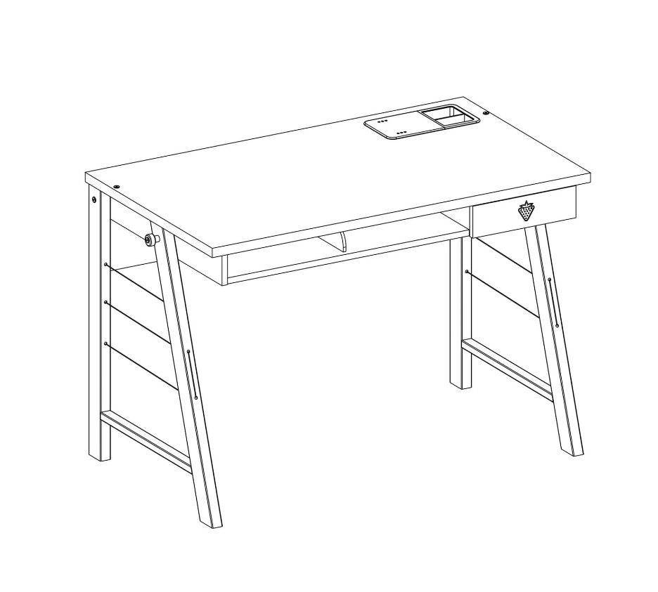 Бюро «Trio» с размер 114x76x64