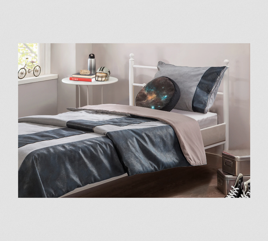 Покривало за легло «Dark» + калъфка, с възглавница, размер 120см