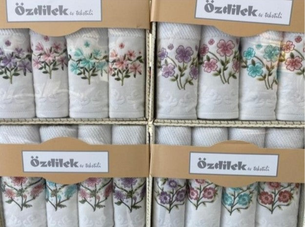 Комплект хавлии «Pansy 1» - 4 части, памук, размер 50х90см