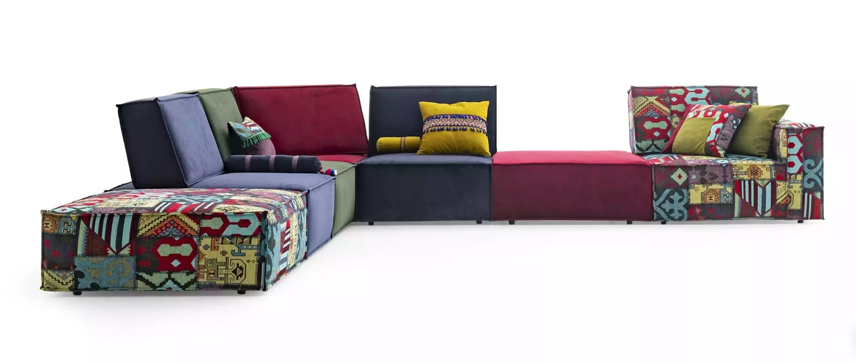 П-образен разтегателен диван «Cavalli Ottoman» от серия Colorium, размери 374х85х390см