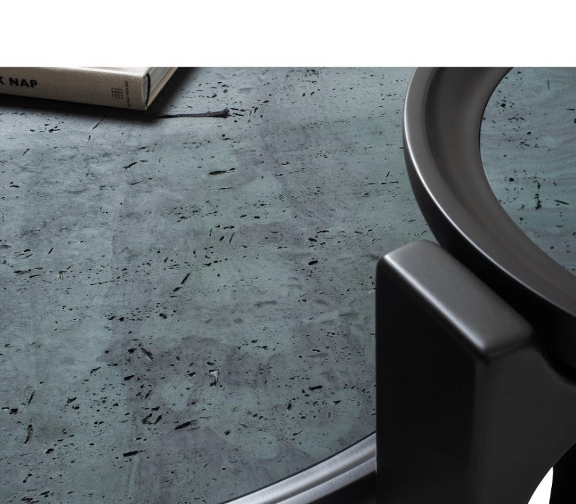 Холна маса «Praya Green» с травертин, размер 94х37х90см