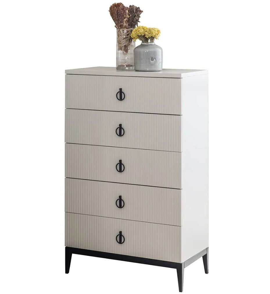 Скрин «Defne» с пет чекмеджета, размер 80х130х46см