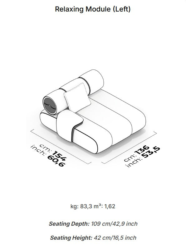 Модулен диван Orion Petra