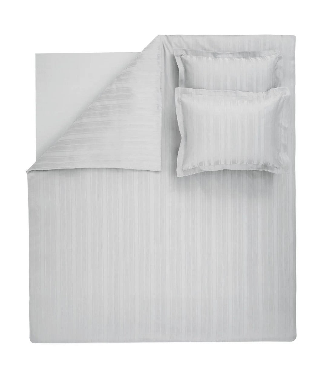 Двоен спален комплект «Shelly Grey» - King size, 4 части, памучен сатен, бамбук