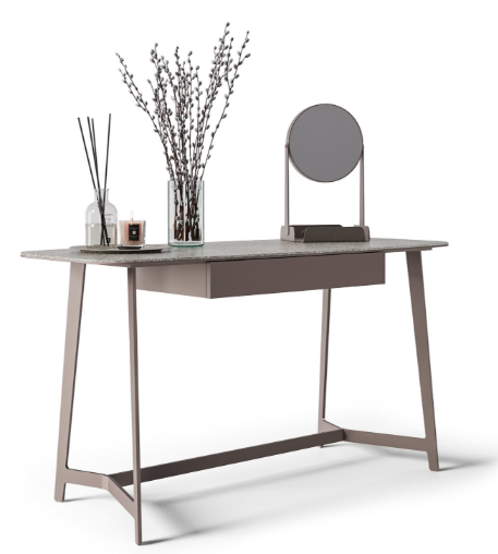 Тоалетка «Soli» + керамичен плот и чекмедже, размер 140х74х58см