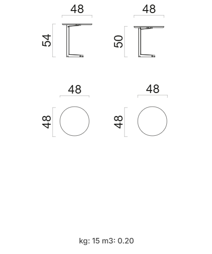 Помощни маси «Sonata Zigon» - комплект от два броя