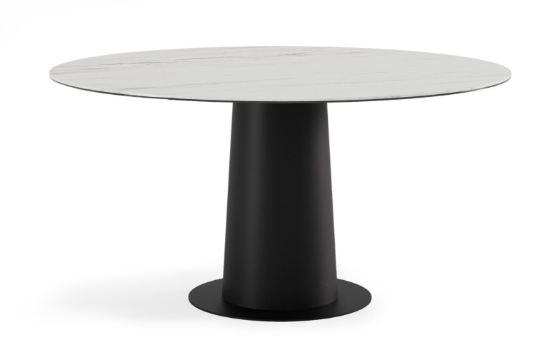 Трапезна разтегателна маса «Spin» + керамичен плот, размер 150х75х75см