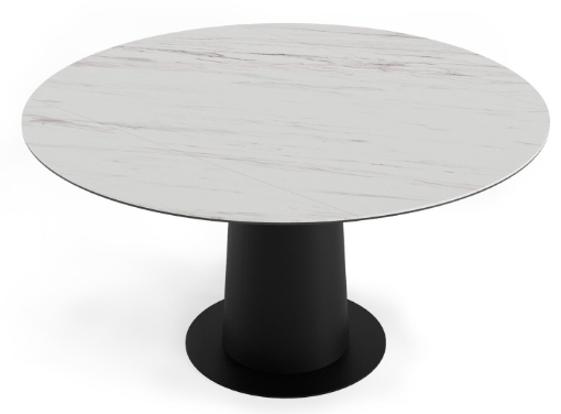 Трапезна разтегателна маса «Spin» + керамичен плот, размер 150х75х75см