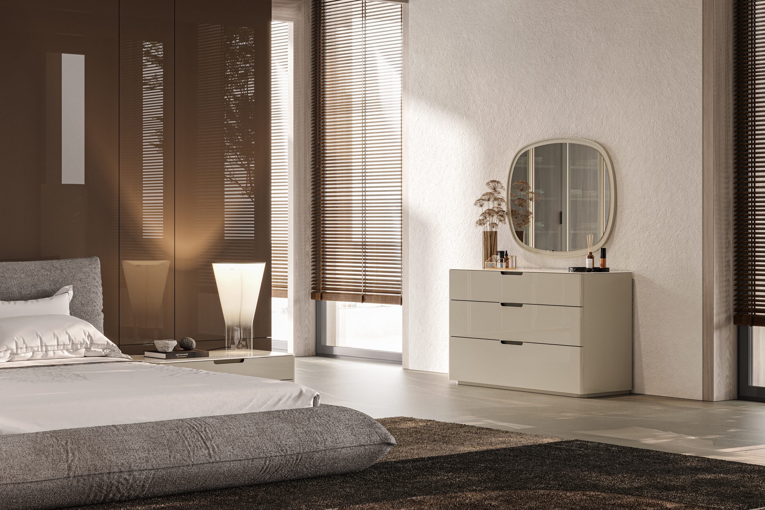 Огледало за скрин «Tulsa Slim» с размер 80х97х5см