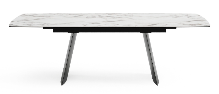 Трапезна разтегателна маса «Tetra» + керамичен плот, размер 180х75х100см