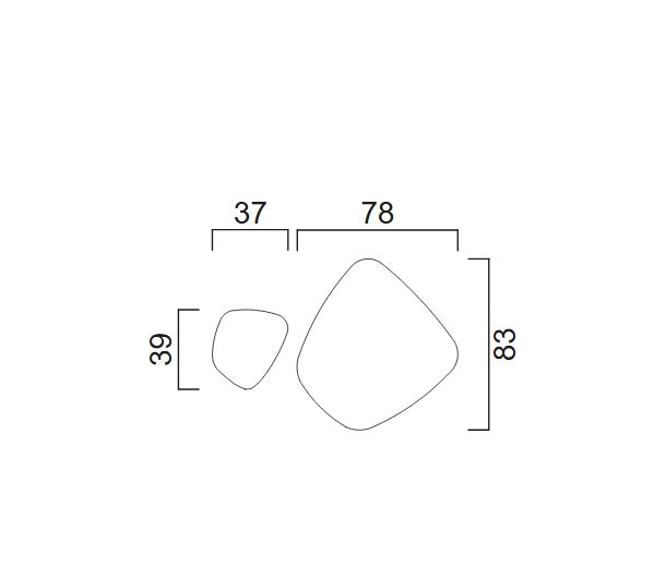 Комплект гледала «Roma» - два броя