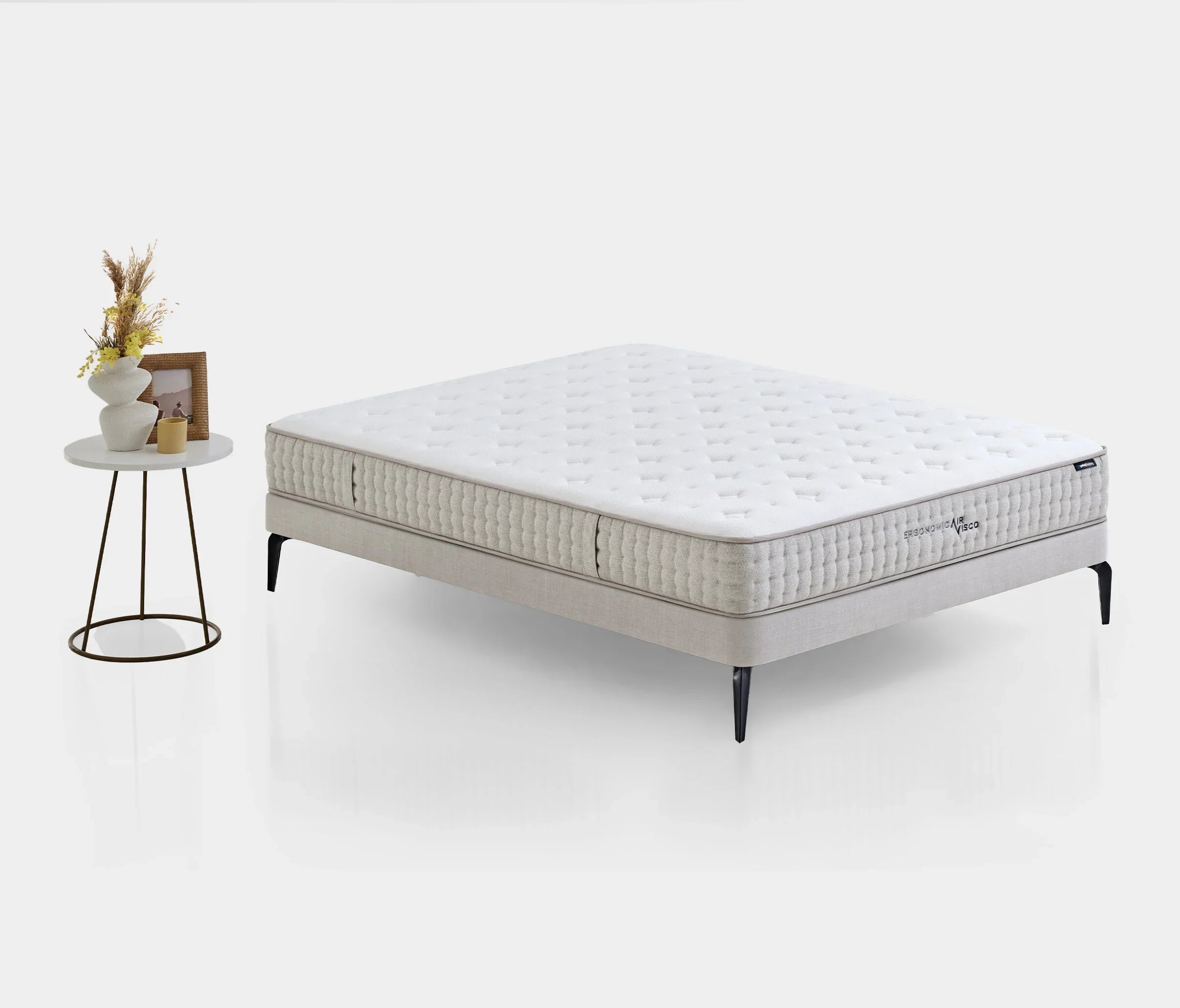 Матрак «Ergonomic Air Visco» - лятна страна с охлаждащ гел и зимна - с вълна Woolmark, 27 см