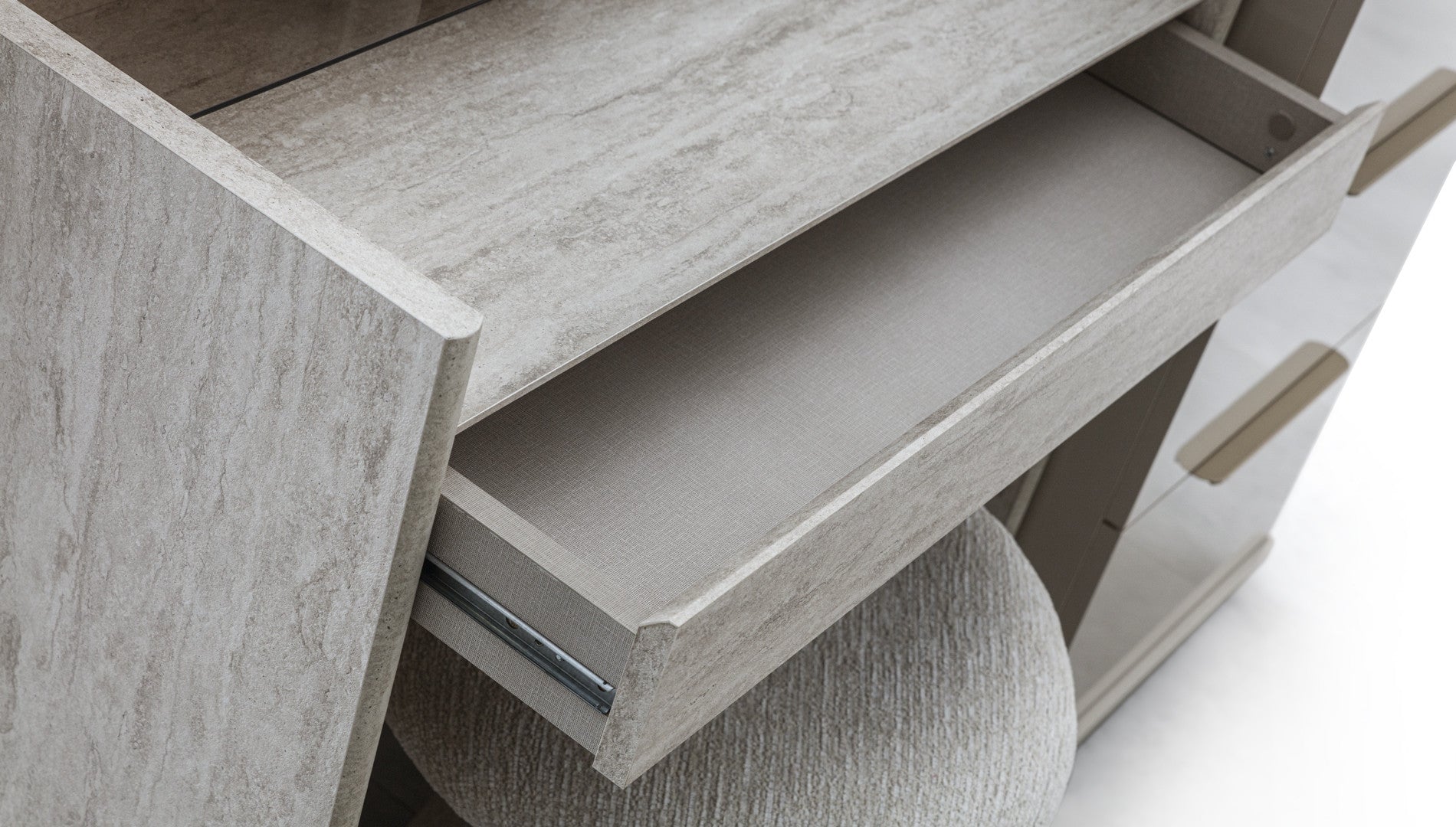 Тоалетка «Point» + четири чекмеджета, размер 100х74х43см