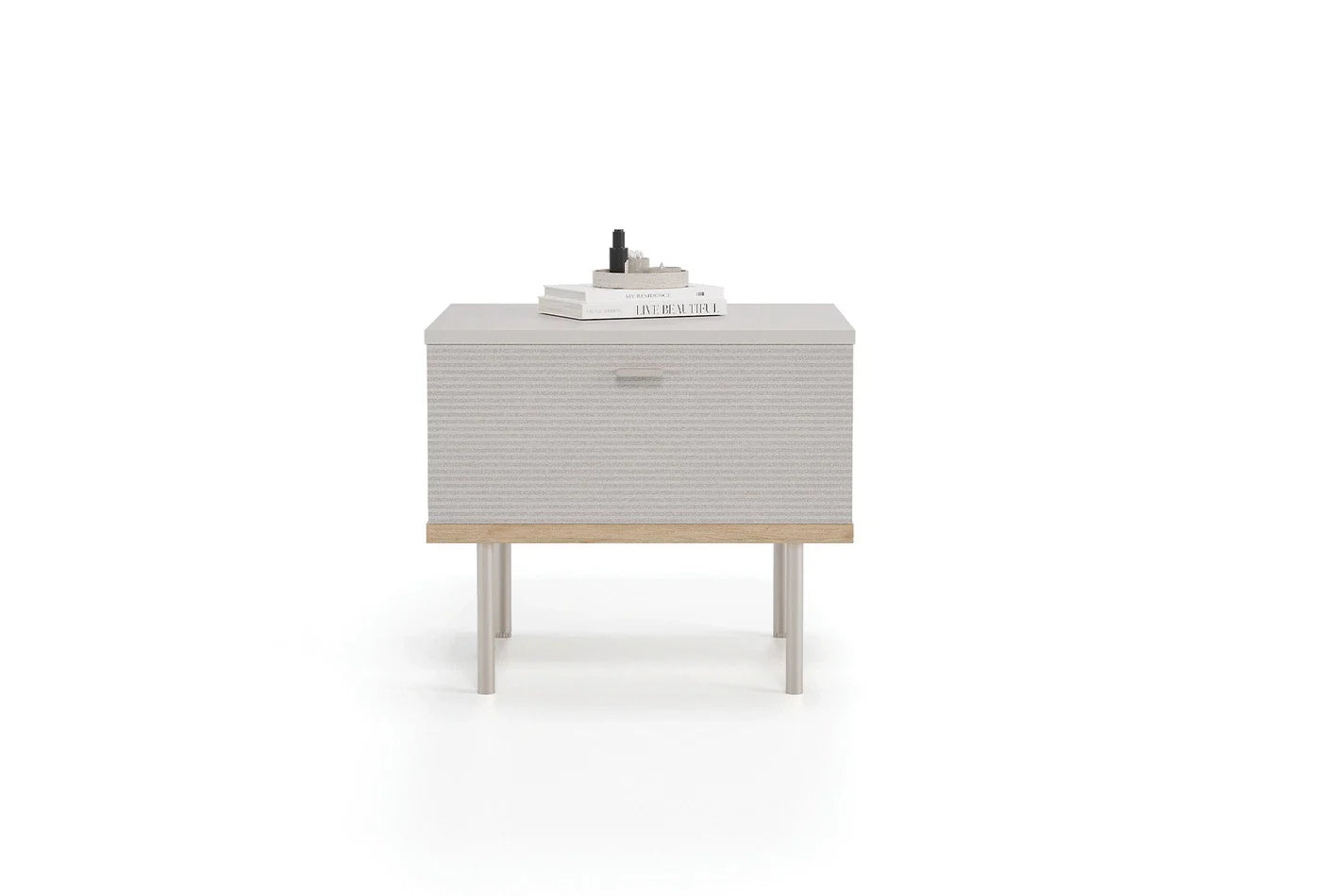 Нощно шкафче «Cante» + чекмедже, размер 55х53х52см