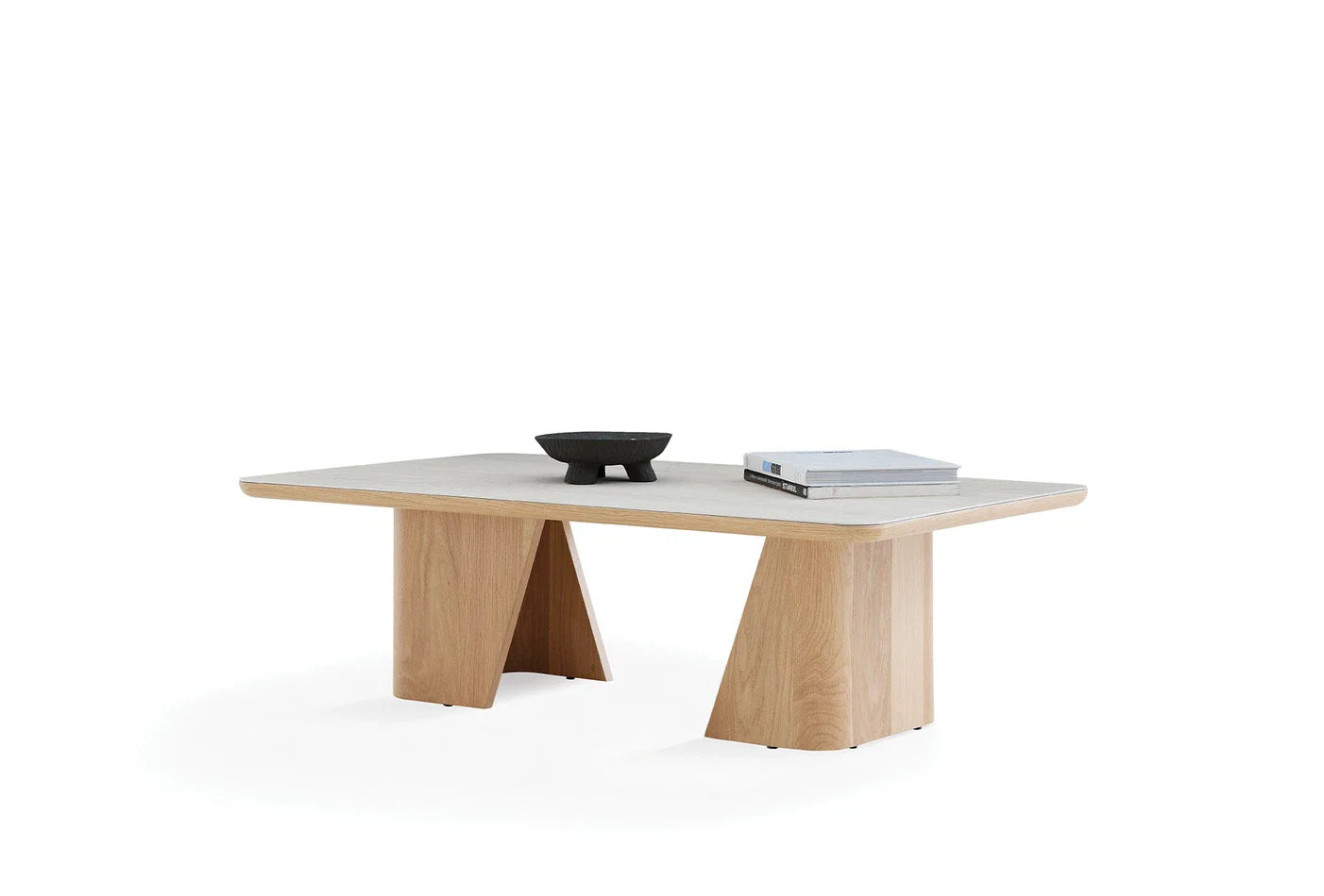 Холна маса «Austin» с травертин, с размер 120х31х70см