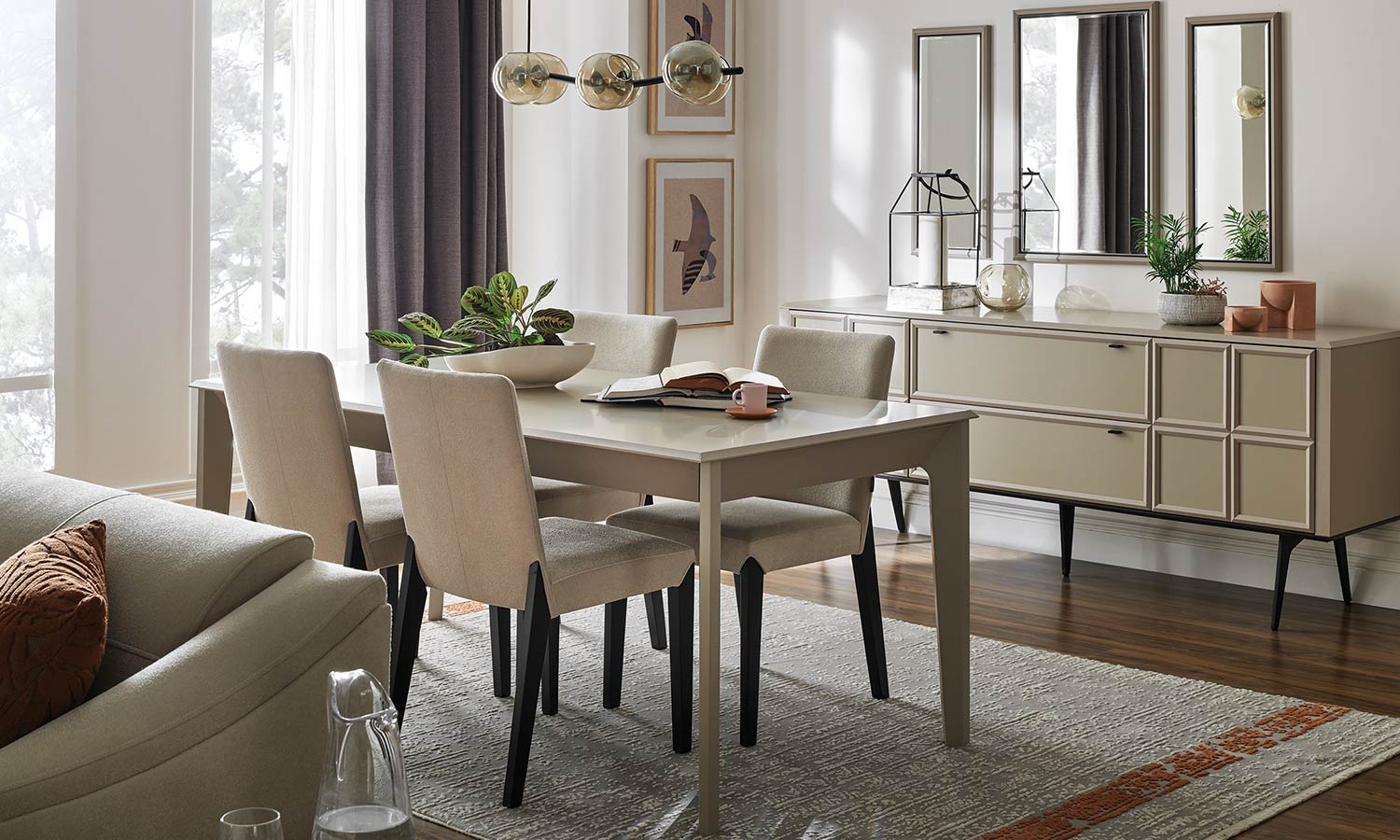 Tрапезна разтегателна маса «Agata» с размер 180х76х90см