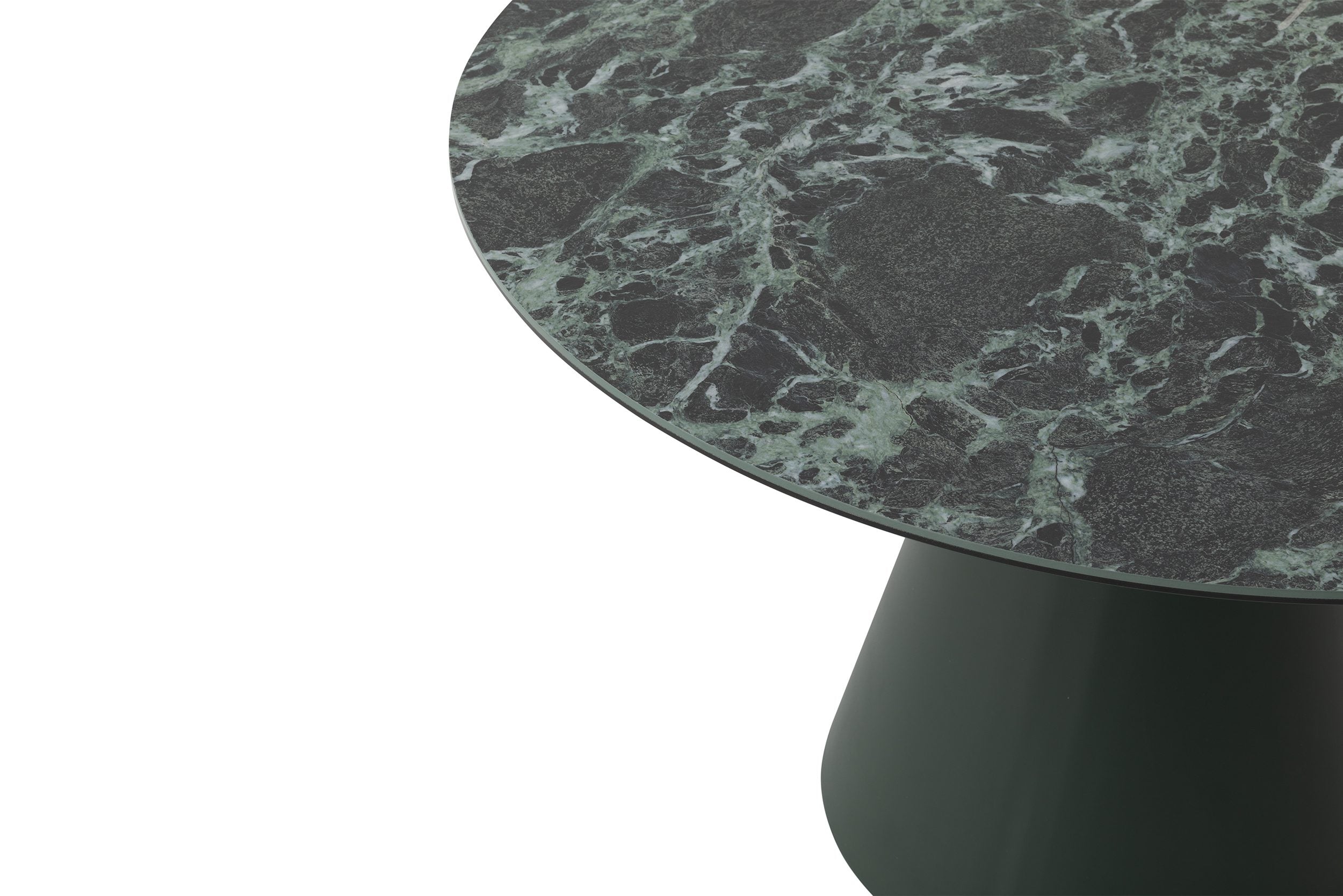 Трапезна маса «Green Agate» + керамичен плот, размер 120х75х120см