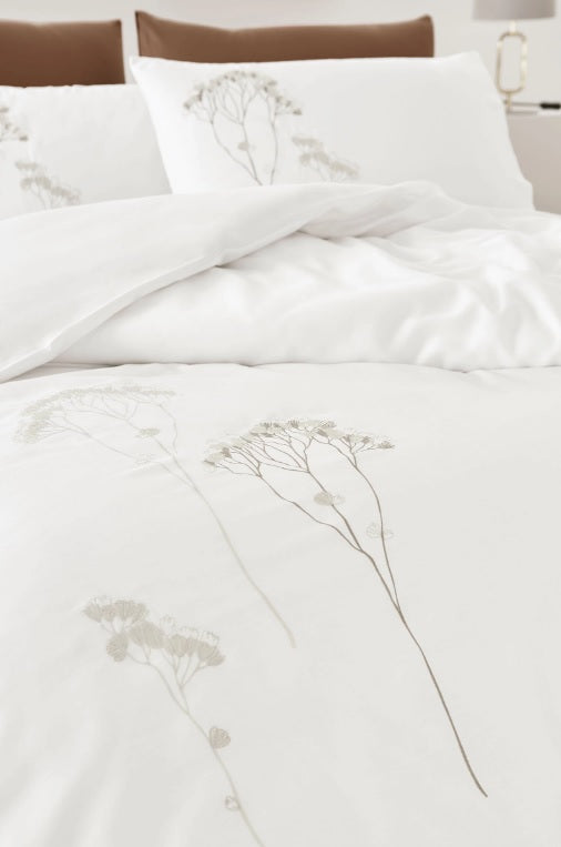 Двоен спален комплект «Elisa» - 6 части, памучен сатен