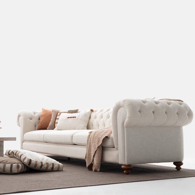 Триместен диван «Aspendos Linen» от серия Colorium, ширина 250см