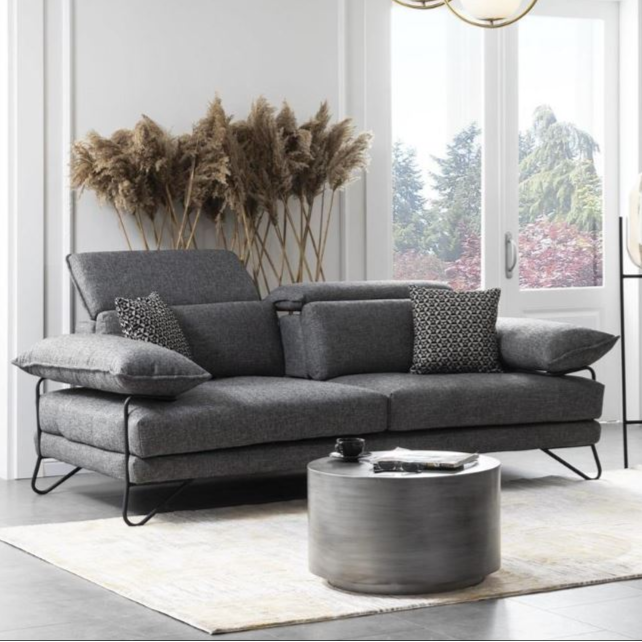 Триместен диван «Kapadokya» с механизъм за глава, ширина 230см