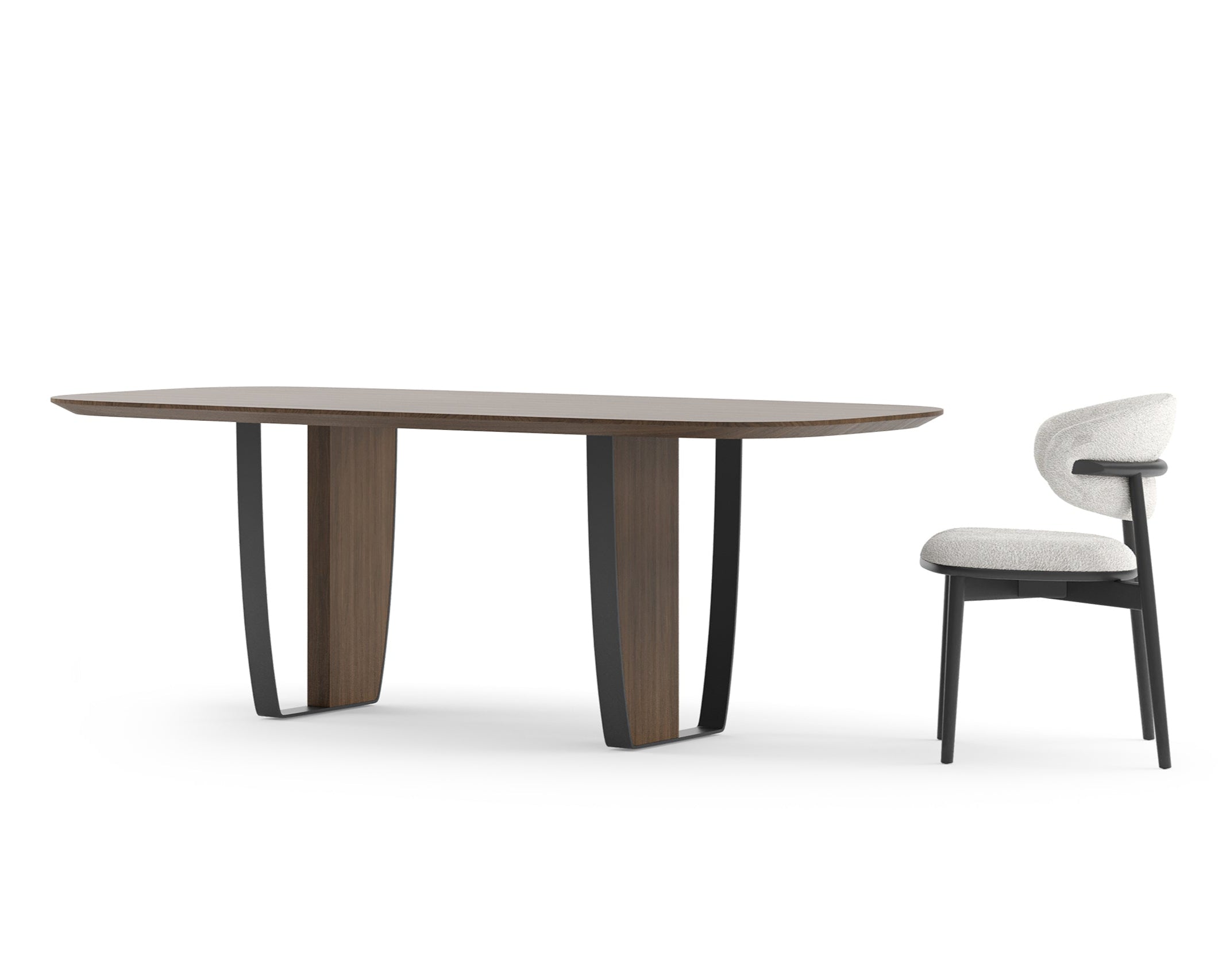 Трапезна маса «Barcelona» с естествен фурнир