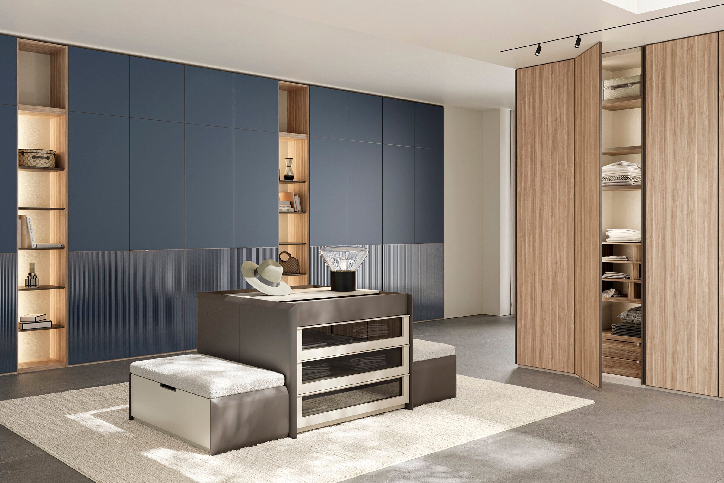 Пейка за островен модул за гардероб «Beta» - ширина 100см